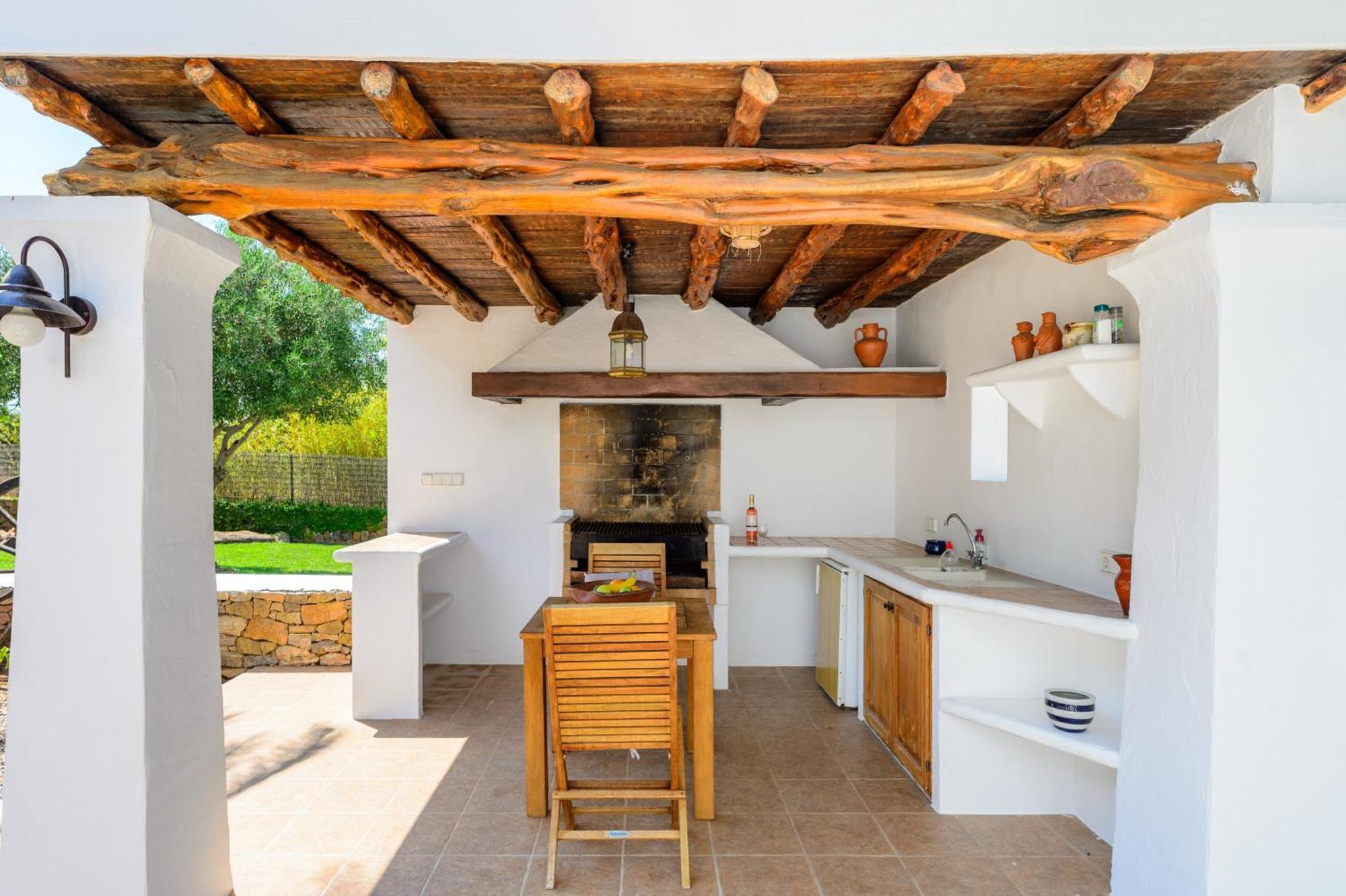 Villa Can Curreu Sant Carles de Peralta ภายนอก รูปภาพ